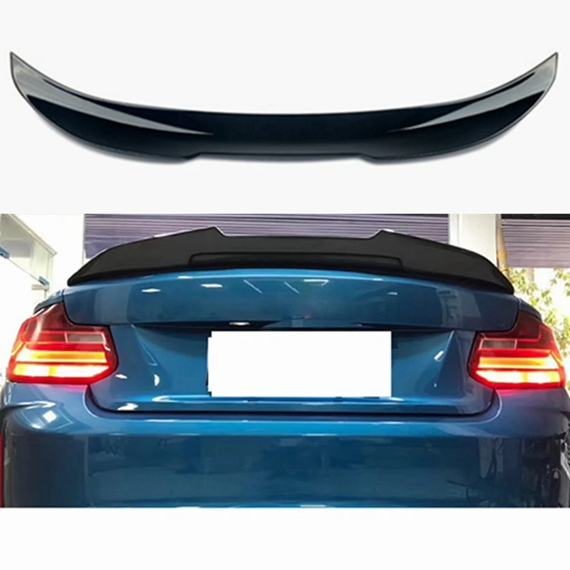 

For BMW 2 Series F22 F23&M2 F87 M4/PSM /MP Style ABS Glossy black Rear Spoiler Trunk wing 2014-2020