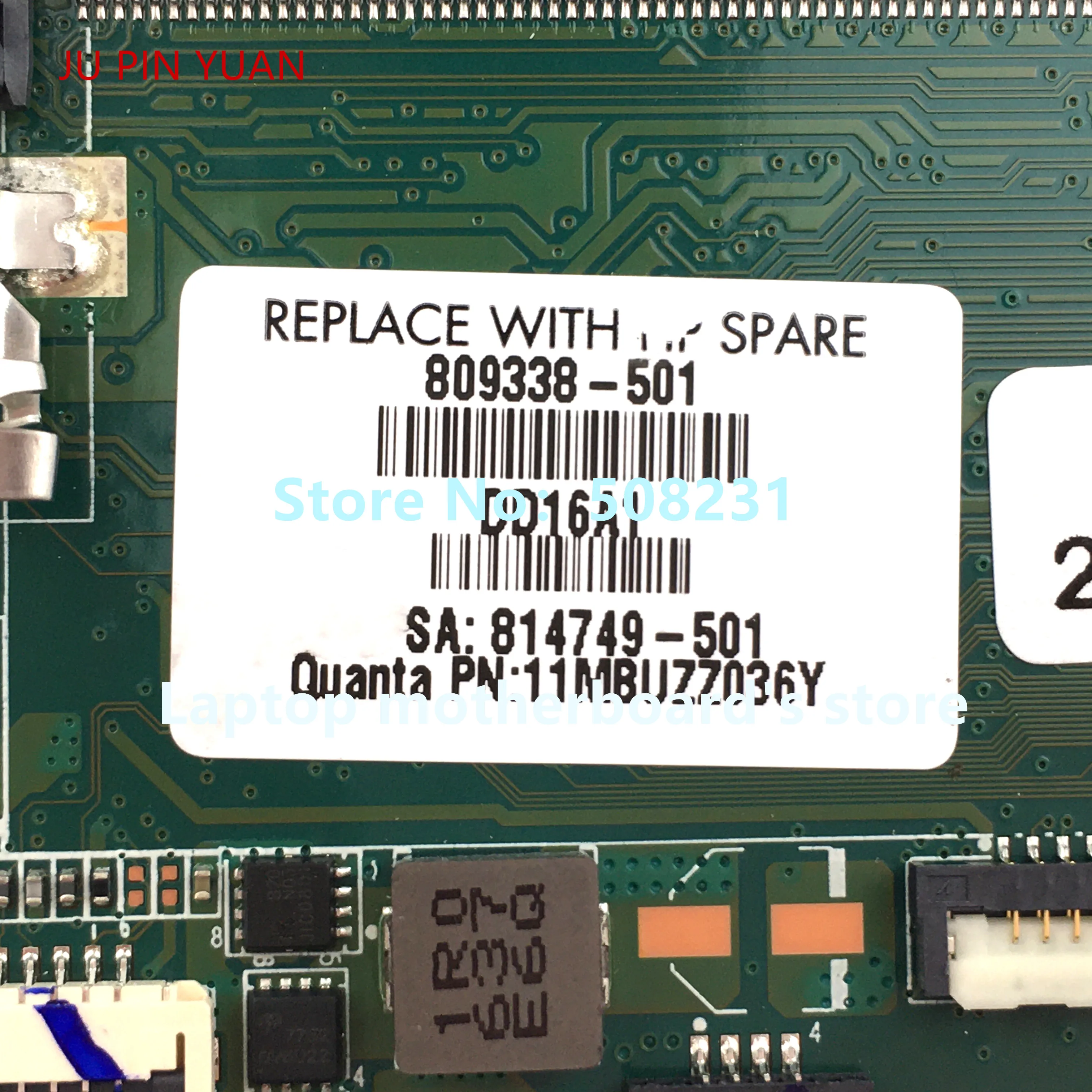 Материнская плата для ноутбука HP PAVILION 15-AB 15-AB121DX 809338-001 601-809338 дюйма | Компьютеры и