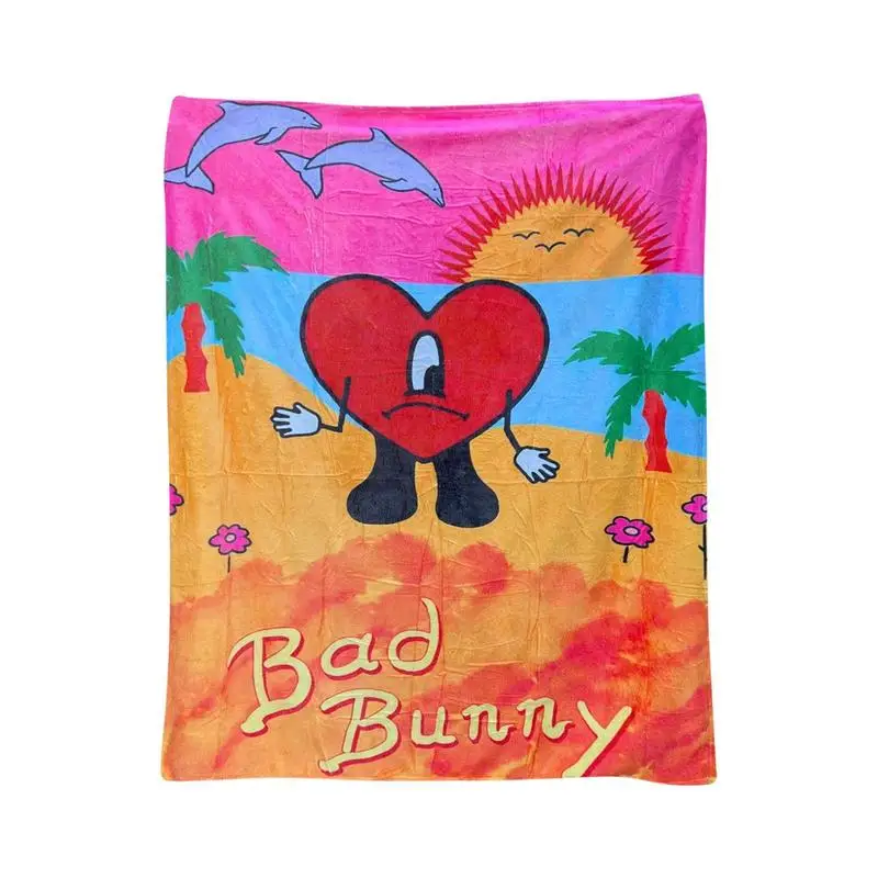 

Canvas Blanket Un Verano Sin Ti Singer Printed Plush Bed Blanket Throw For Bedroom Portable Blanket Warm Bedding