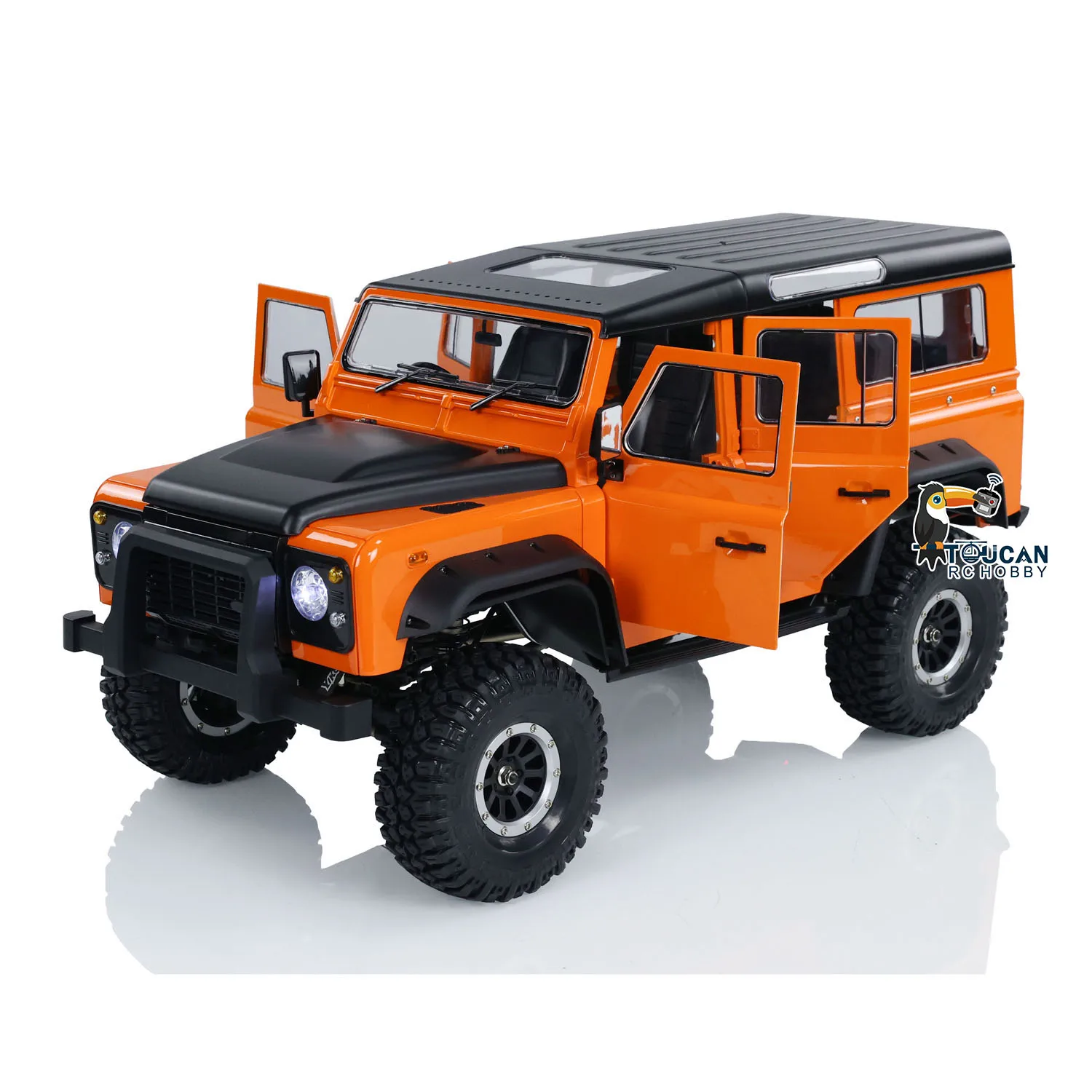 Фото Радиоуправляемая модель внедорожника YIKONG 1/10 4x4 с 2 скоростями, световой системой и мотором ESC №4