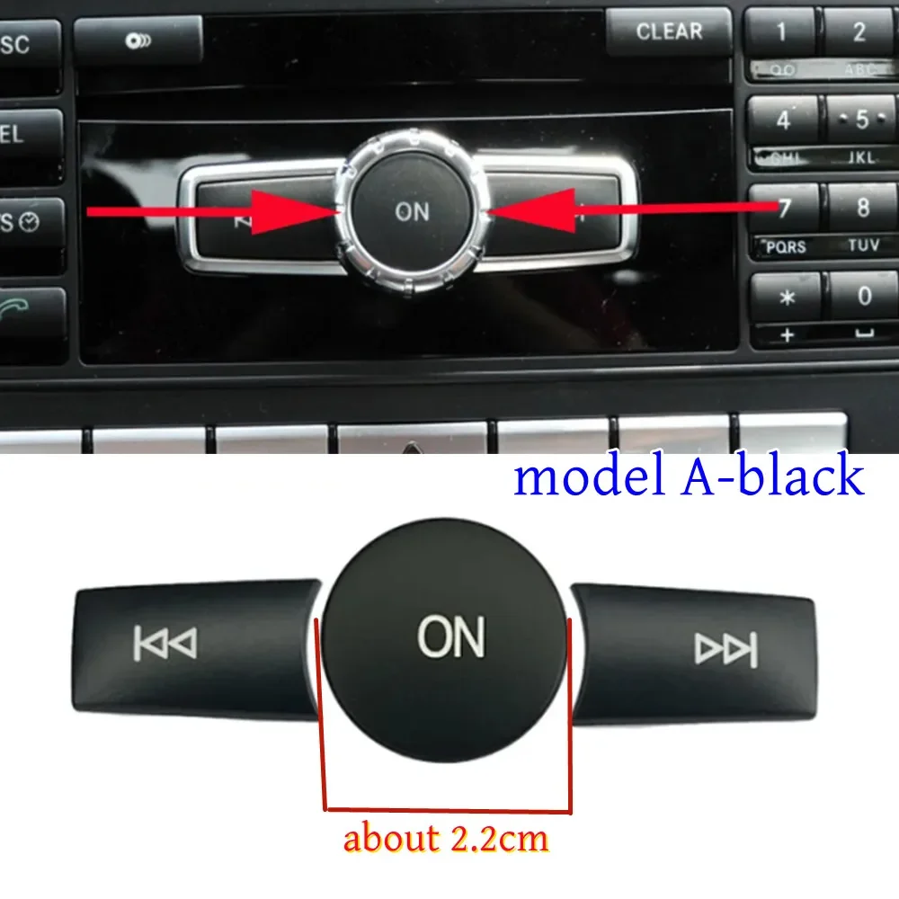 

ABS автомобильные кнопки центральной громкости на крышке наклейки для Mercedes Benz A B CLA GLA Class W176 W246 C117 X156 автомобильные аксессуары