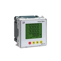 high quality three phase electronic energy meter adopts rs485 modbus communication monitor ui kwh htew 7y1 digital multimeters