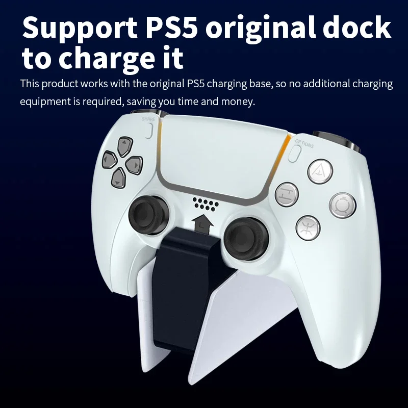 Беспроводной контроллер для Sony PS4 с тачпадом и моделью от PS5 Turbo одной кнопкой