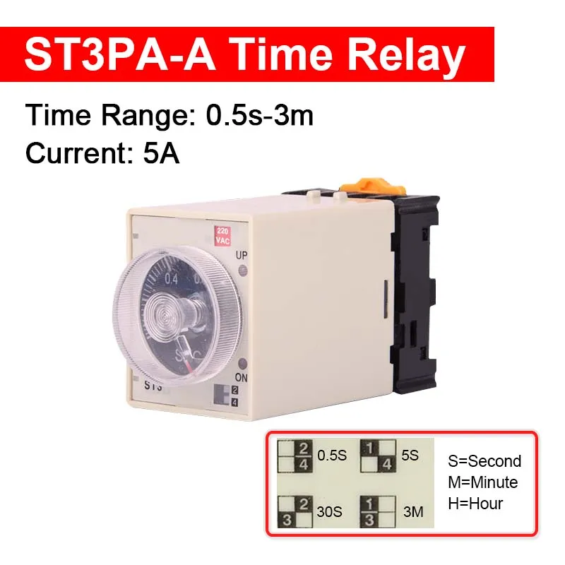 

Реле времени ST3PA-A/B/C/D/E/F/G
