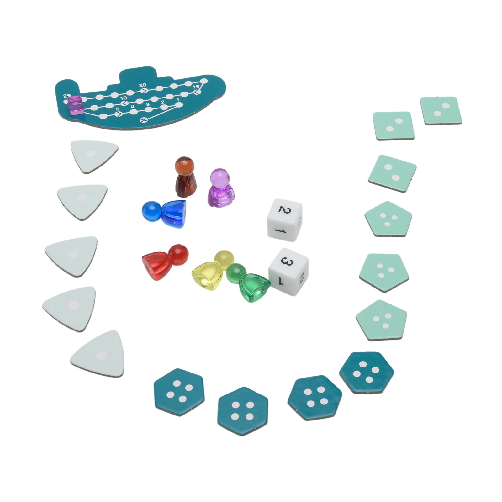 

3 To 6 Players Family Party Paper Table Playing Holidays Deep Sea Adventure Board Game Kit English Rules Home Entertainment