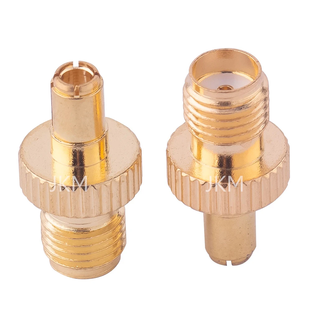 1PCS RF Coaxial Adapter SMA To TS9 CRC9 Coax Jack Connector RP SMA Female Jack To TS9 CRC9 Male Plug Silver Gold images - 6