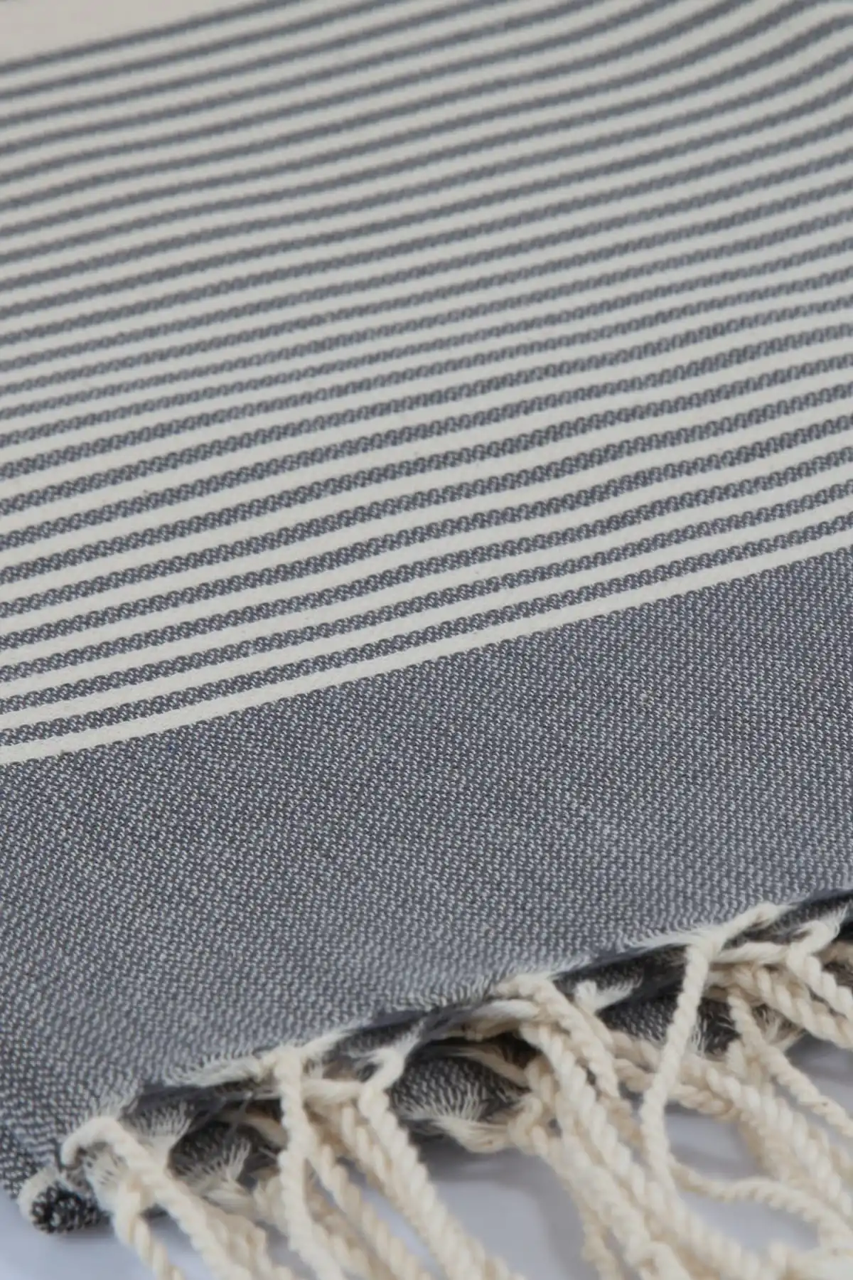 

Beach Towel Loincloth Route Striped Gray Soft Textured Water Absorbing Quick Dry