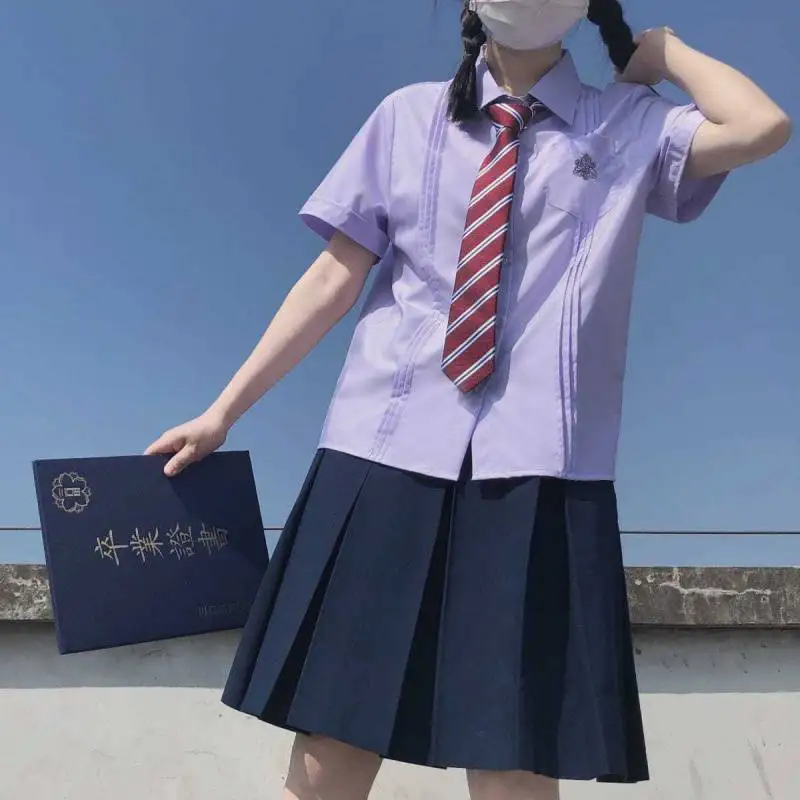 

Рубашка с коротким рукавом для учащихся средней школы, весна 2022