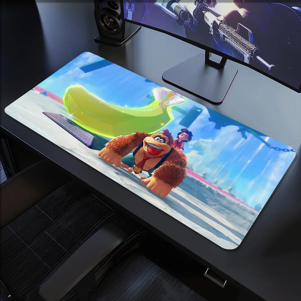 D-Donkey Kong Bananza Забавный коврик для мыши Нескользящий утолщенный большой коврик для письма с замком для офиса и студенческой игровой подушкой Коврик для мыши (art.: 3920d1e7659f3) - 3920d1e7659f3