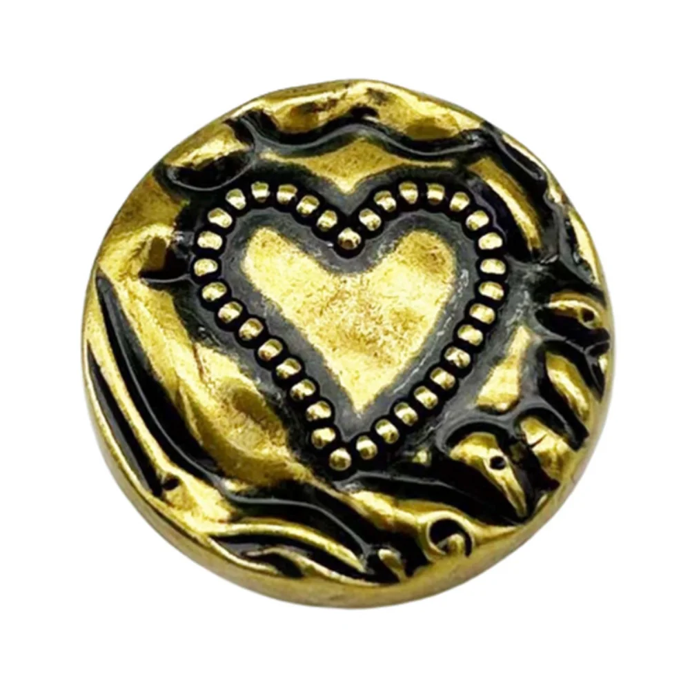 5 шт. круглые пуговицы в виде сердца стиле ретро модное пальто куртка рубашка
