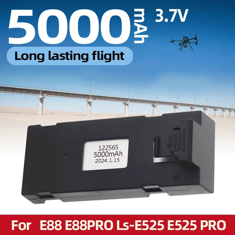 Оригинальный аккумулятор E88 3 7 в 5000 мАч литий-полимерный для радиоуправляемого