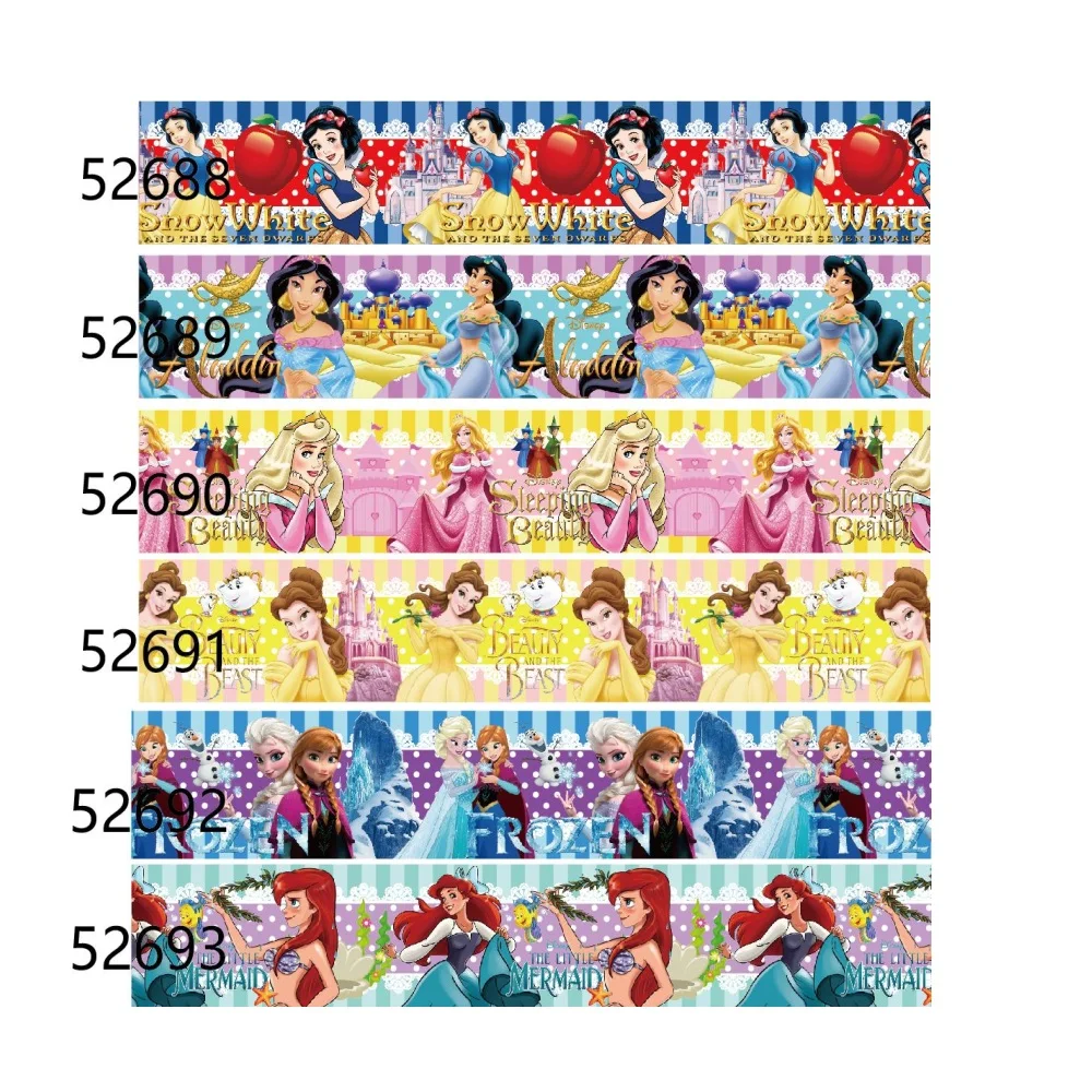 

Корсажная лента 22 мм 7/8 дюйма с мультяшными героями Диснея, принцессы Энканто