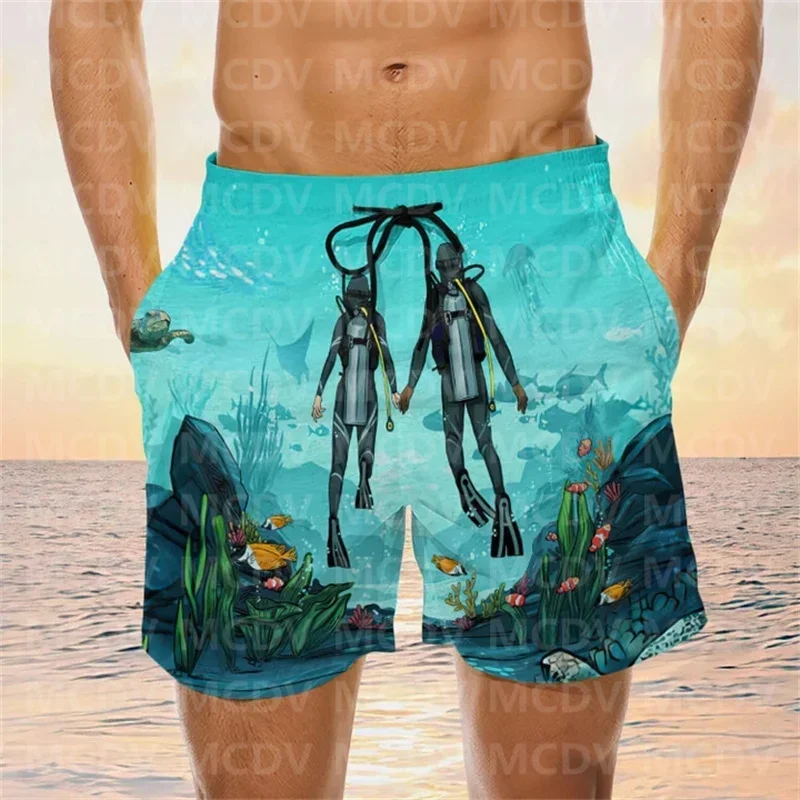 Морские акваланговые шорты мужские плавки для дайвинга