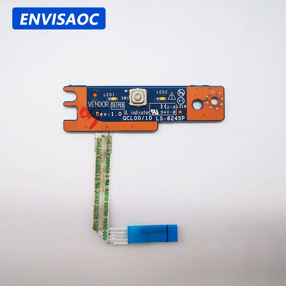 Для Dell Inspiron 15R 5520 7520 Vostro 5525 V3560 плата кнопки питания ноутбука, кабельная переключатель, аксессуары для ремонта