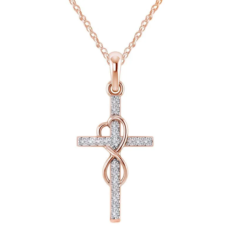 

New Personalized 8-Word Cross Necklace
