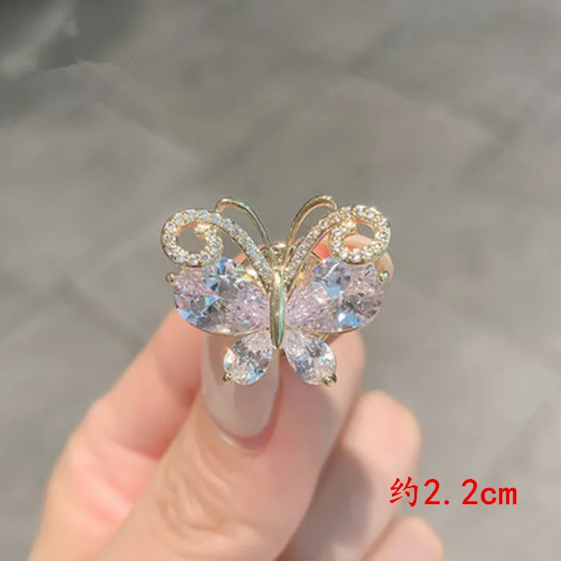 

Sparkling Crystal Butterfly Brooch Pin for Women's Coat Accessories for Women