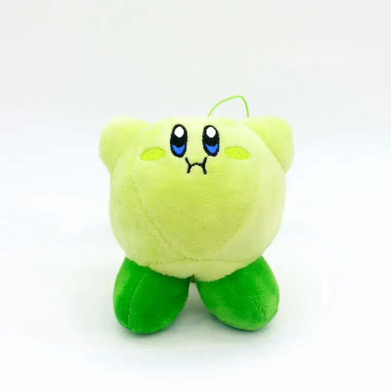 

Anime Sweet Yellow Kirby Plush Stuffed Toys Keychain Girls Pink Kirby Keychain Fashion Green Kirbys Plush Keychains on Backpack