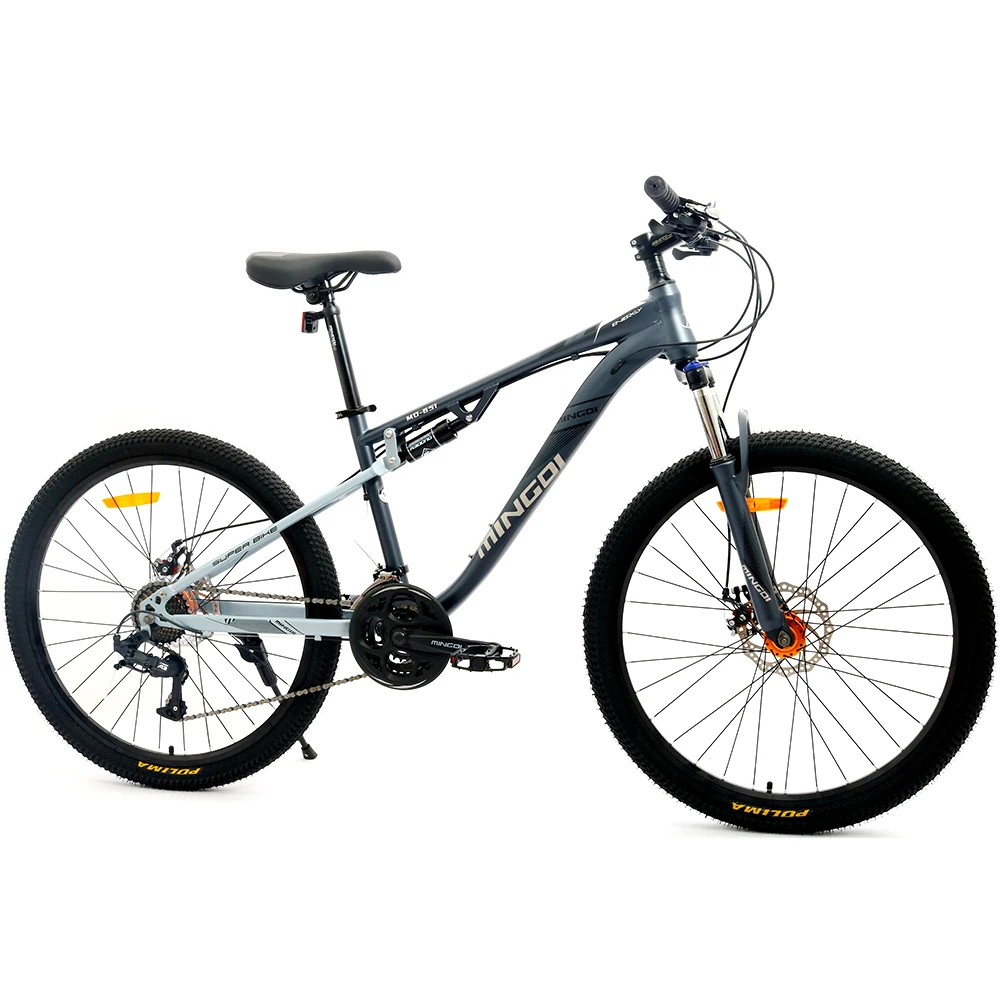 Новый 26-дюймовый велосипед со стальной рамой 24-скоростной горный взрослый