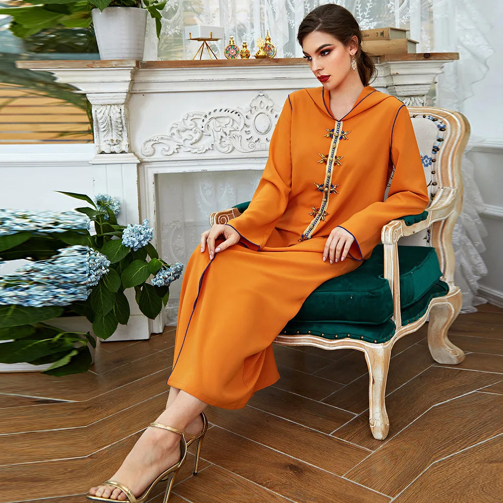 Abaya Dubai Muslim Long Dress Kaftan Moroccan Mariage Islam Turkey African Dresses for Women Robe Longue Femme Musulmane Vestido