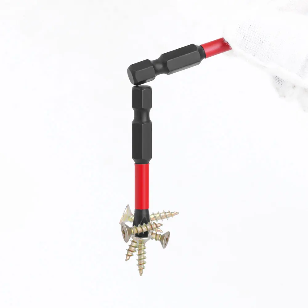 Фото Набор Магнитных крестовых насадок Binoax S2 5A, 3/5 шт., противоскользящие насадки для шуруповерта PH2 Phillips №5