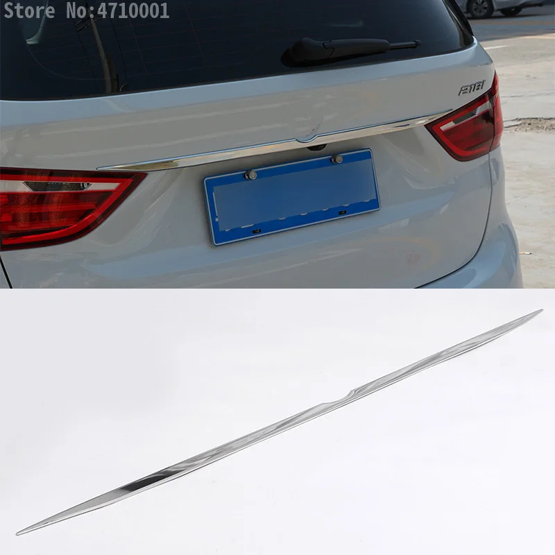 

304 Stainless Steel Rear Door Tail lip Decoration Strips Trim For BMW 2 Series 218i F45 F46 Gran Tourer 2014 2015 2016 2017