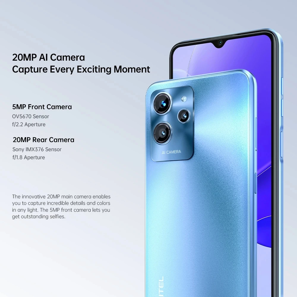 Oukitel C32 4G Dual SIM Smartphone 8GB +128GB 5150mAh Battery  Mobile Phone 6.517