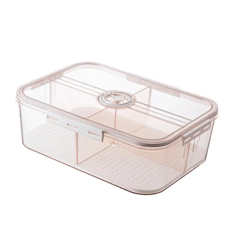 

Контейнер для хранения в холодильнике, прозрачная пластиковая коробка с напоминанием о дате, контейнер высокой емкости для хранения продуктов в морозильной камере