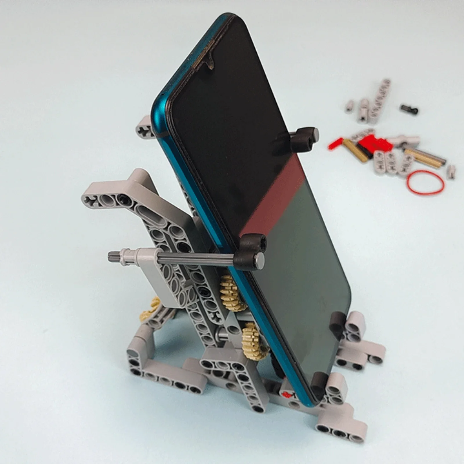 Строительные блоки MOC креативная гравитационная зеркальная подставка держатель