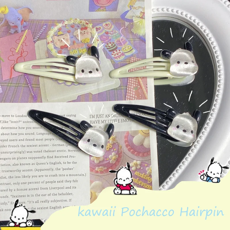 

Клипса для волос Sanrio Kawaii почтовый мультяшный милый Ins милый прозрачный BB клипса студенческий аниме аксессуары для волос подарок для девочки...
