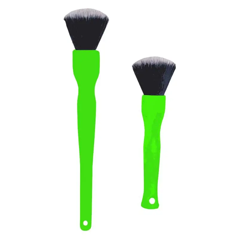 

Car Detailing Brush Set Professional Smooth Auto Detailing Supplies Professional Vehicle Cleaning Tools With A Set Of 2 Perfect