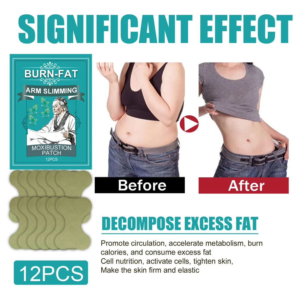 

South Moon Slimming Patch Thin Arm Moxibustion Paste Hot Compress Stickers Slimming Products Burn Fat Lose Weight Patches