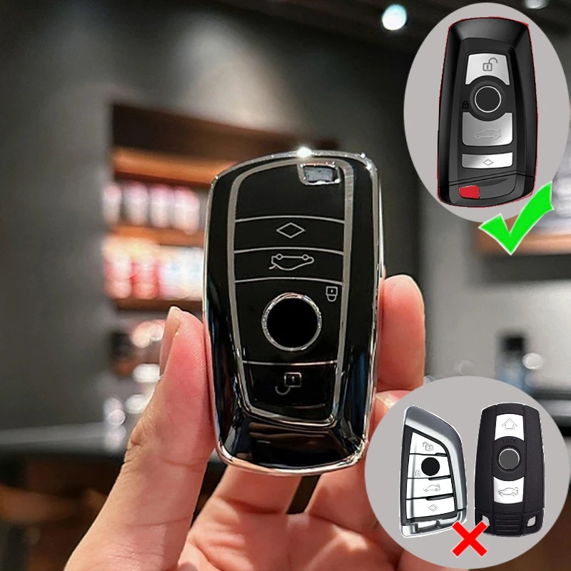 

Модный чехол из ТПУ для автомобильного дистанционного ключа для BMW F10 F20 F30 F34 F11 F15 F16 1 3 5 7 серии X1 X3 X5 X6 F25 F31 M3 M4 Аксессуары