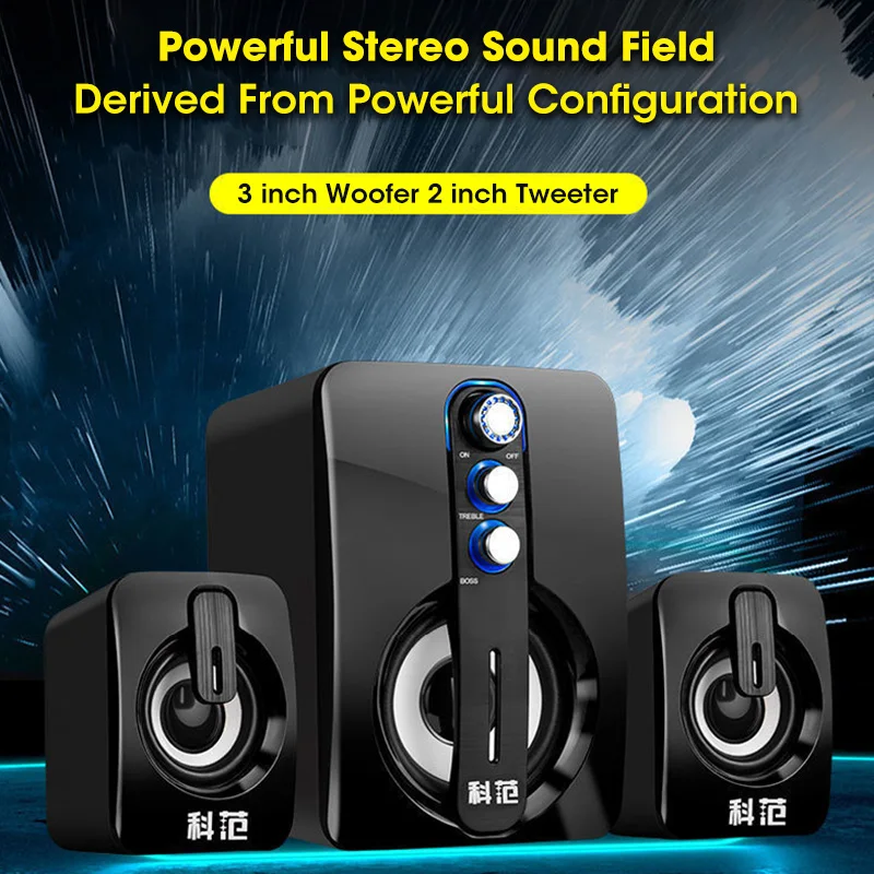 3d surround lossless audio desktop computer high quality high bass bluetooth small speaker home office wired notebook genera free global shipping