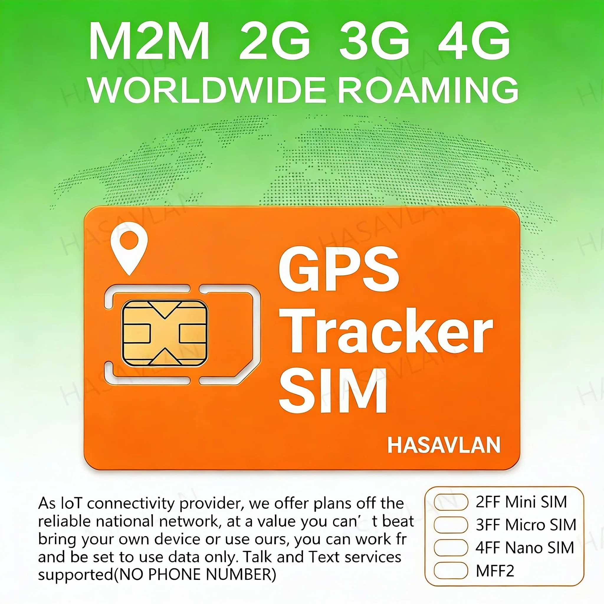 4G SIM-карта для GPS-трекера без контракта, 30 МБ30 дней, глобальный роуминг, 2G 3G 4G LTE GPRS Cat1, совместимость с M2M IoT Tri-Cut, ZOVAGOLO (art.: 3920dce43556e) - 3920dce43556e
