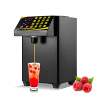 16 key fructose quantitative machine fructose dispenser machines 8 liters boba tea syrup dispenser food prcocess bubble tea shop
