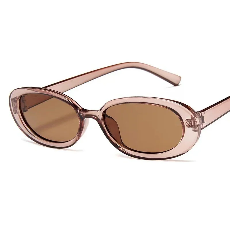 Модные поляризационные солнцезащитные очки для женщин с защитой UV400 в овальной