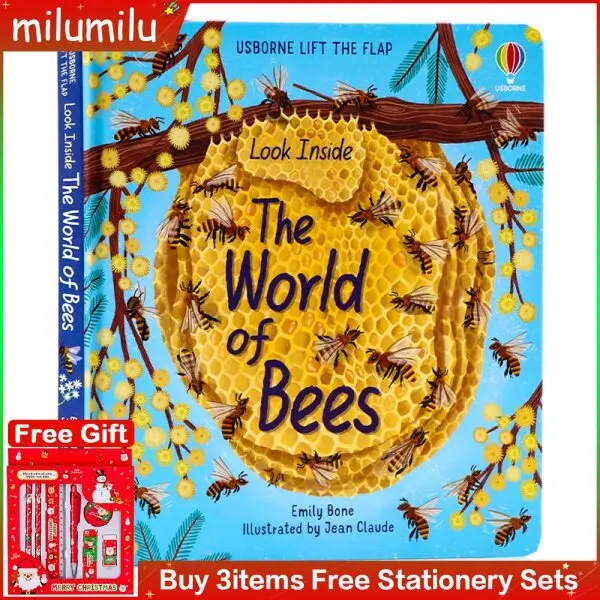 

Оригинальные английские книжки MiluMilu с изображением имиджа из мультфильма «Мир пчел», твердый переплет, картонная книга для мальчиков и детей