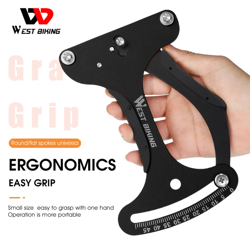 

Precision Mountain Bike Tensiometer Bicycle Spoke Tension Wheel Builders Repair Tools Checker Indicator