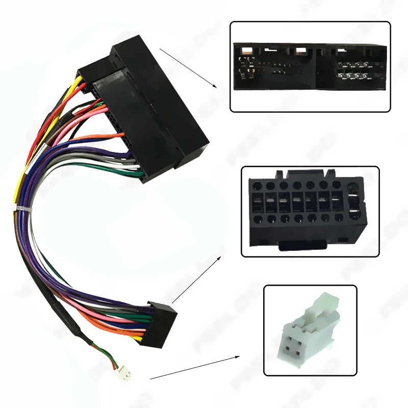 16-контактный автомобильный стерео аудио головное устройство жгут питания кабель