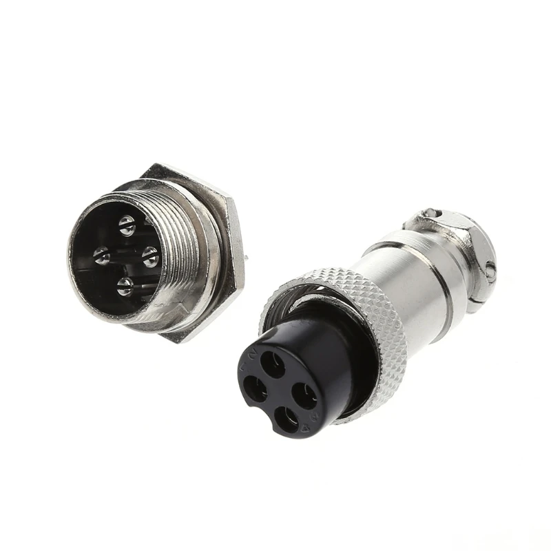 

AXYC Aviation Plug Male & Female Wire Panel Metal Connector 16mm 2/3/4/5/6/8/9 Pin GX16