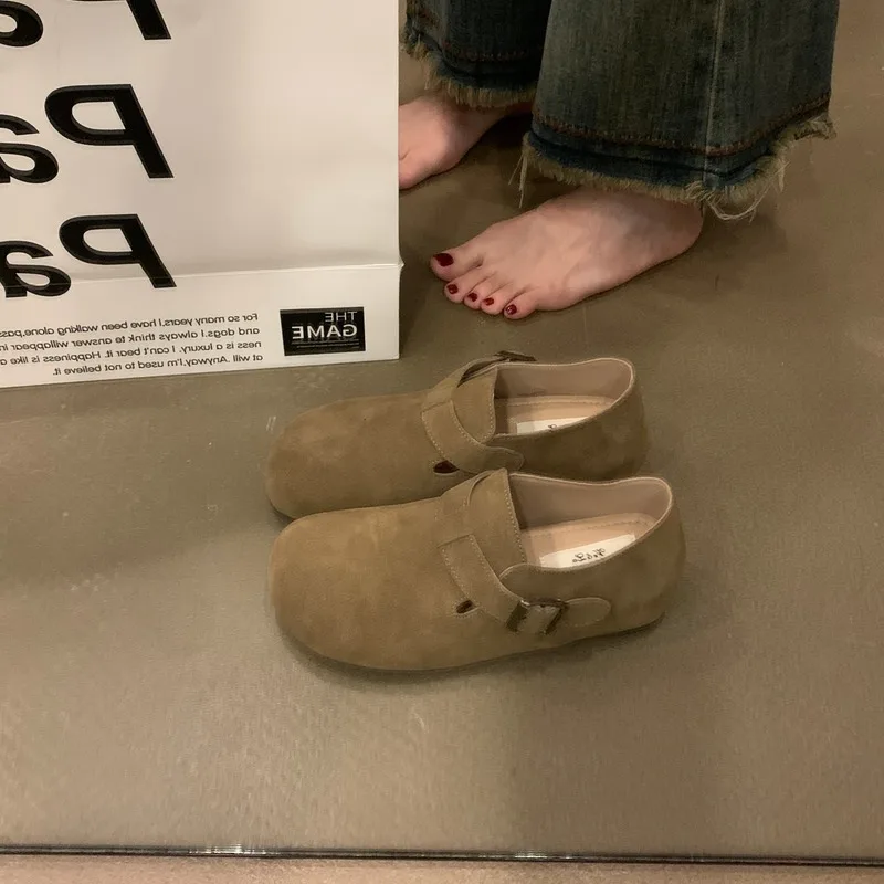 Женская обувь в стиле ретро сабо без шнуровки лоферы на платформе увеличивающие