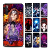 japanese anime naruto uchiha sasuke phone case for xiaomi mi 9 9t pro se mi 10t 10s mi a2 lite cc9 pro note 10 pro soft silicone