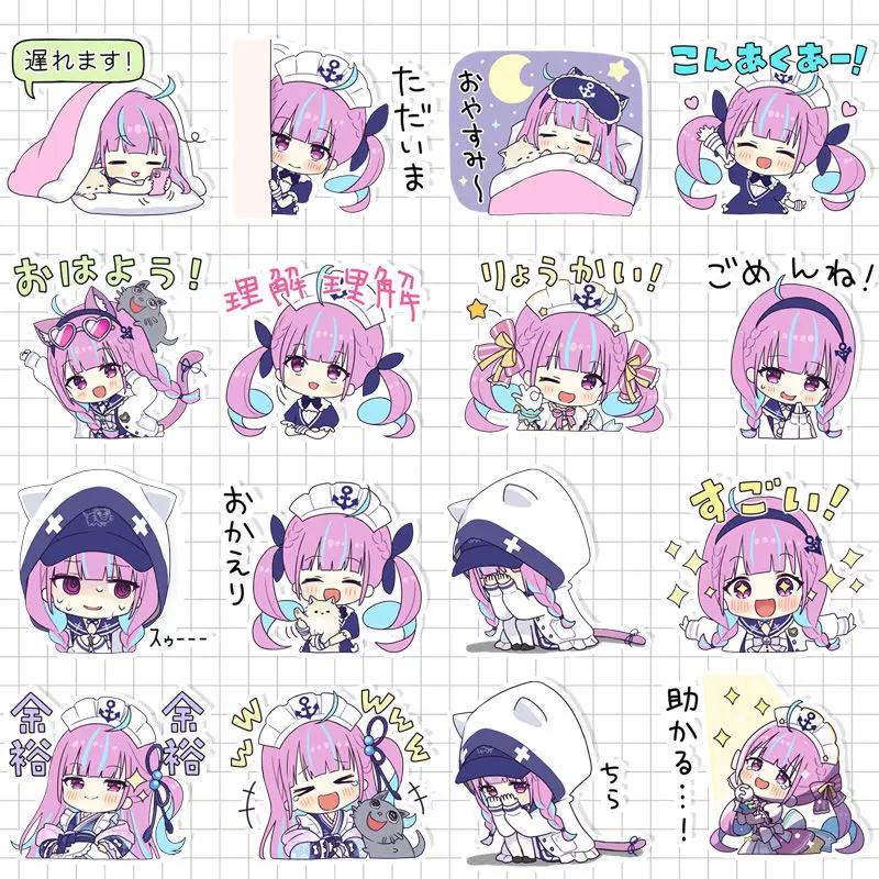 

Azur Lane Anime Sticker Laffey Enterprise Belfast Stickers Student Stationery School Supplies Cute IPad Phone Case Decorative