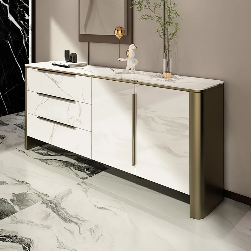 

Buffet Modern Sideboards Narrow Shelf Corner Drawer Shelves Modular Storage Sideboards Dining Table De Chevet Furniture HDH
