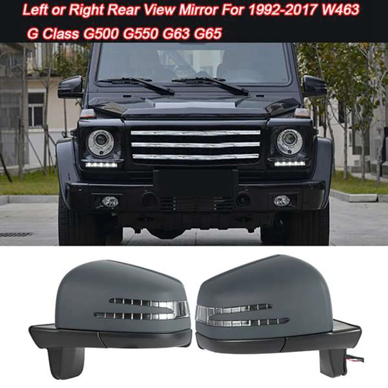 Левое боковое зеркало в сборе для Mercedes Benz W463 G Class G500 G550 G63 G65 1992-2017 гг.