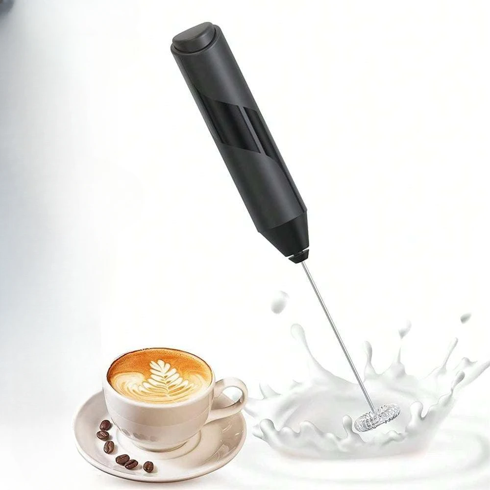 Ручной мини-миксер и блендер для кофе, электрический вспениватель ...