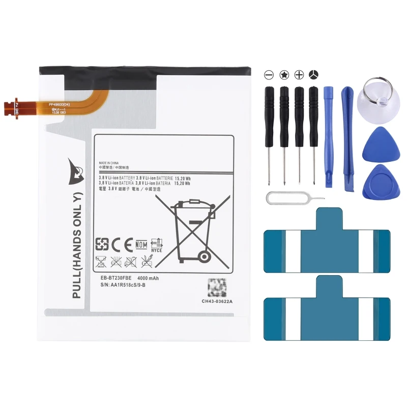 

For Samsung Galaxy Tab 4 7.0 4000mAh EB-BT230FBE Battery Replacement