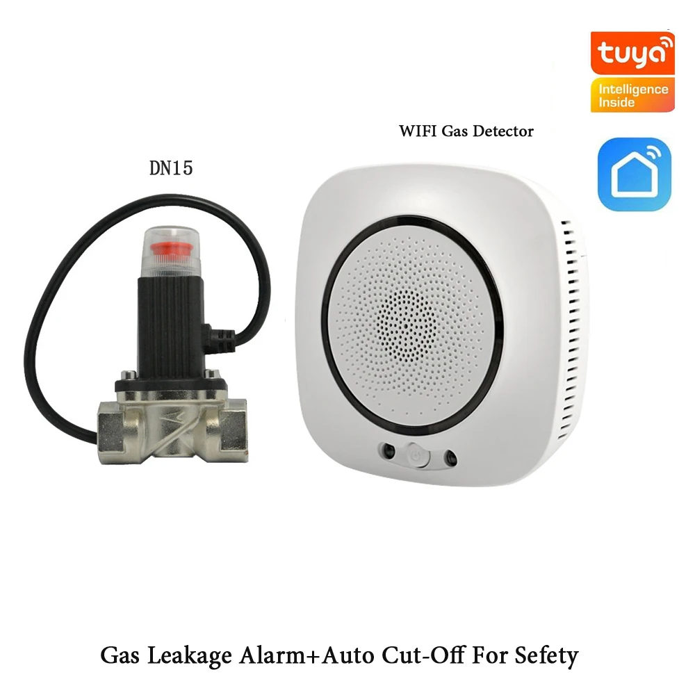 

Настенный детектор утечки газа SAIFULI с Wi-Fi