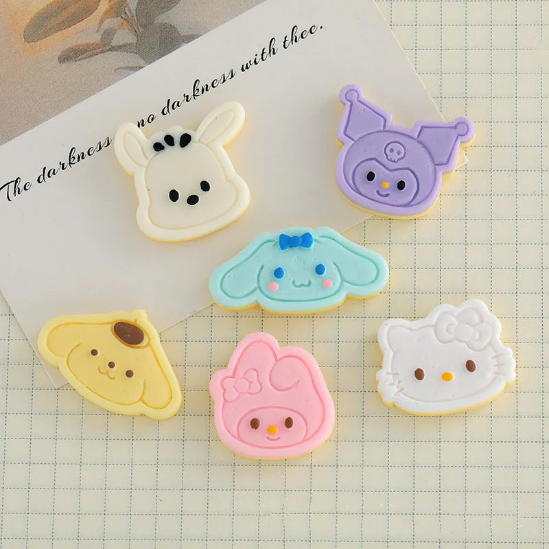 

Новинка Sanrio, заколка для волос с печеньем, милая и милая заколка Kuromi Girl Heart Duckbill, дикая фотография