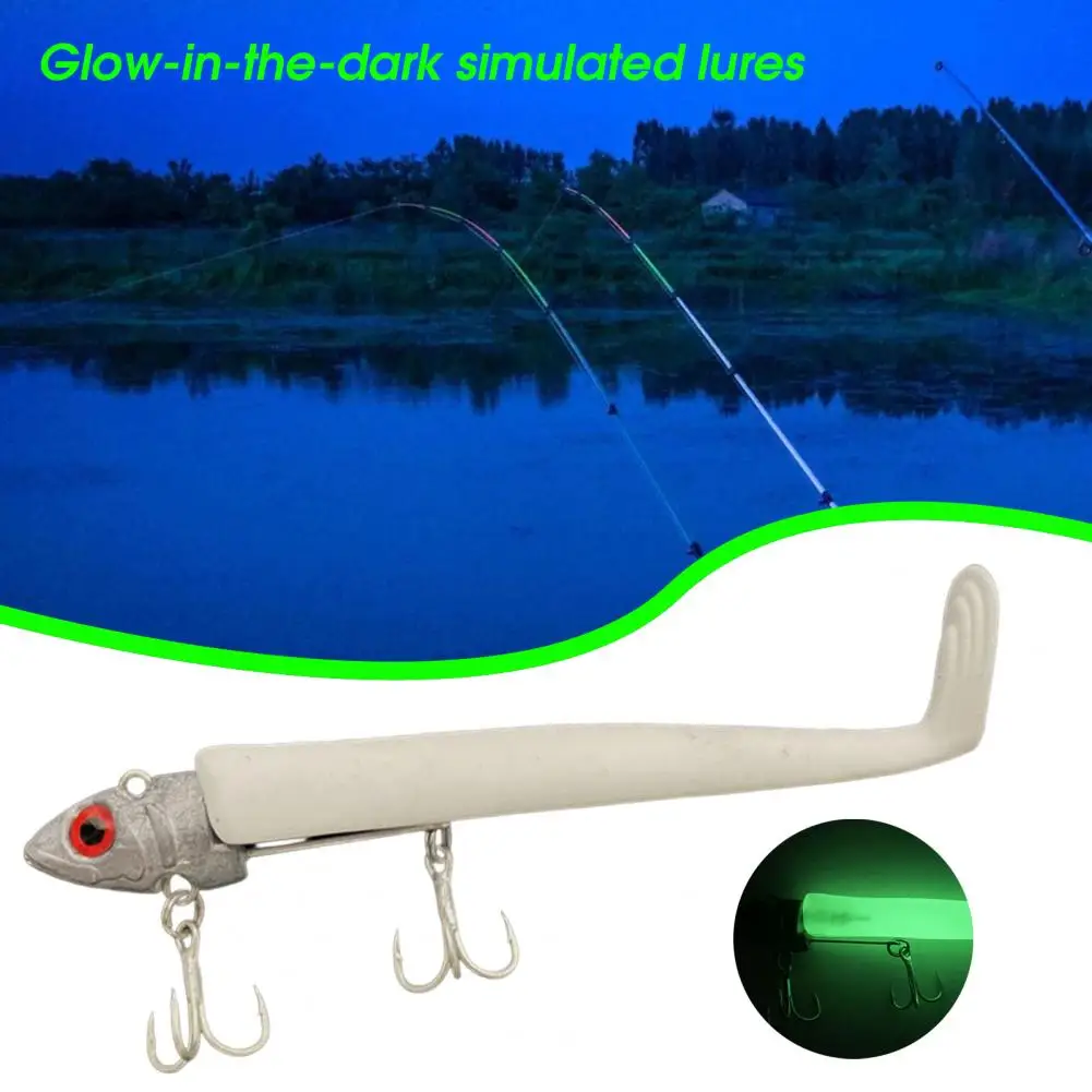 

Compact Size Soft Rubber Easy Penetration Highly Simulated Fishing Lure Bait Swimbaits Angling Bait Outdoor Fishing